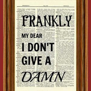 Vivien Leigh Quote Upcycled Dictionary Art Print